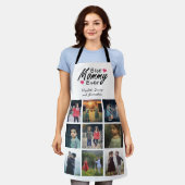 Tablier Meilleure maman Jamais Photo Collage Fête des mère (Porté)