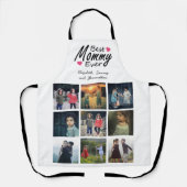 Tablier Meilleure maman Jamais Photo Collage Fête des mère (Recto)