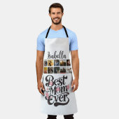 Tablier Meilleure maman jamais rose cadeau unique de la fê (Porté)