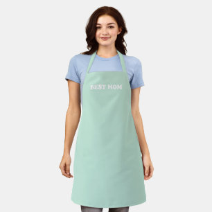 Tablier Meilleure maman, mère, chef, cuisiner la menthe v