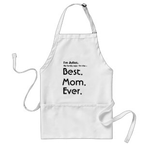 Tablier Meilleure maman nommée faite sur commande jamais