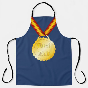 Tablier Meilleure médaille de papa pour la fête des pères