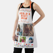 Tablier Meilleures fleurs maman du monde 5 photo Collage K (Insitu)