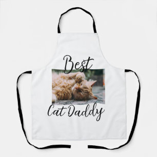 Tablier Meilleurs parents de papa chat photo simple de com