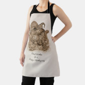 Tablier Meilleurs voeux pour un Bon thanksgiving (Insitu)