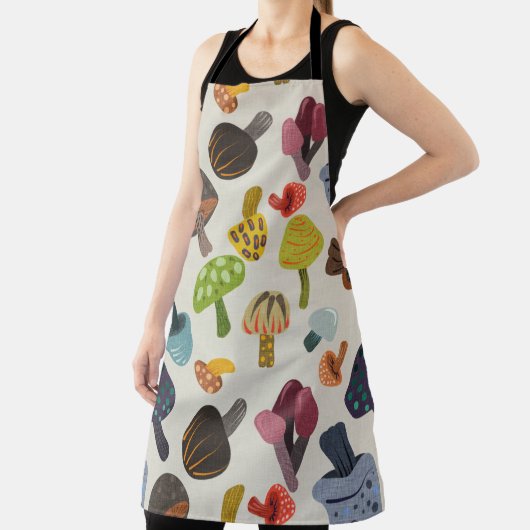 Tablier Mélange de champignons amusants (Insitu)