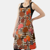 Tablier Mélange de champignons En vichy Brown (Insitu)