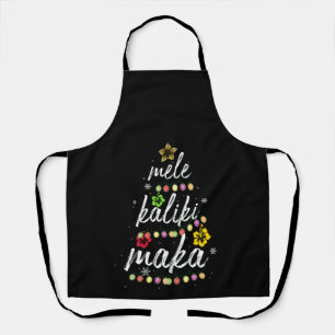 Tablier Mele kalikimaka Noël Hawaiian Appareils