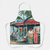 Tablier Mele Kalikimaka Père Noël (Recto)