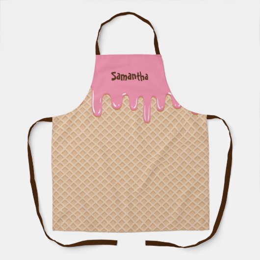 Tablier Melting Strawberry (Recto)