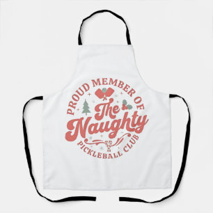Tablier Membre fier du Naughty Pickleball Club