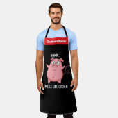 Tablier Mème - Drôle Odeur De Pâte Comme Poulet (Porté)