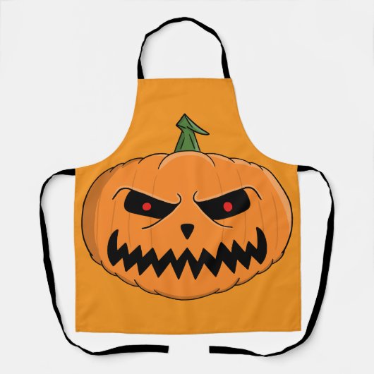 Tablier Menacer Jack O'Lantern Halloween (Recto)