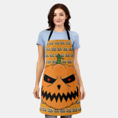 Tablier Menacer Jack O'Lantern Halloween (Porté)