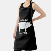 Tablier Mens BBBQ Grill Apron, J'Aime Gros Beurre Pun De P (Insitu)