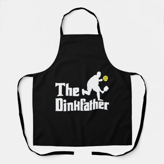 Tablier Mens Dinkfather Funny Pickleball Player (Recto)