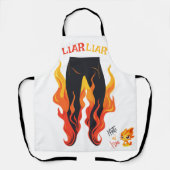 Tablier Menteur, menteur, Pant est en feu (Recto)