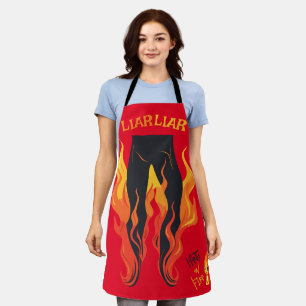 Tablier Menteur, menteur, Pant est en feu
