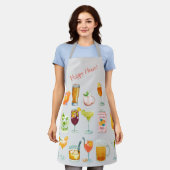 Tablier Menu Barre - Offres à la barre Happy Hour (Porté)