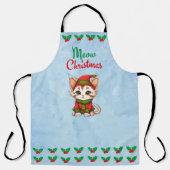 Tablier Meow Christmas (Recto)