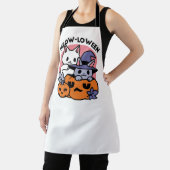 Tablier Meow-Loween - Cute Halloween Conception Chat (Insitu)