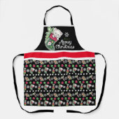 Tablier Meowy Christmas Apron (Recto)