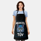 Tablier Meowzel Tov Hanukkah Juif Chat Holiday (Porté)