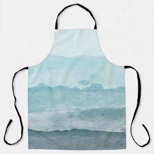Tablier Mer bleu d'eau Abstraite