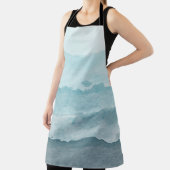 Tablier Mer bleu d'eau Abstraite (Insitu)