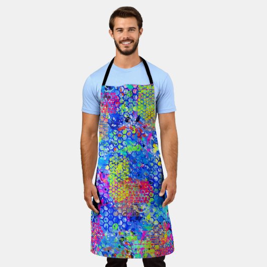 Tablier Mer Graffiti (Porté)