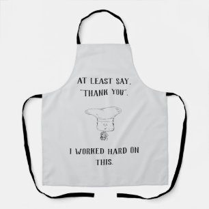 Tablier Merci Cook