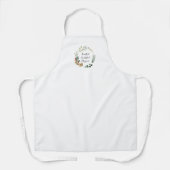 Tablier Merci Grateful Leaf Art Rustique Moderne (Recto)