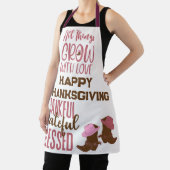 Tablier Merci, Gratuit, Béni, Bon thanksgiving | (Insitu)