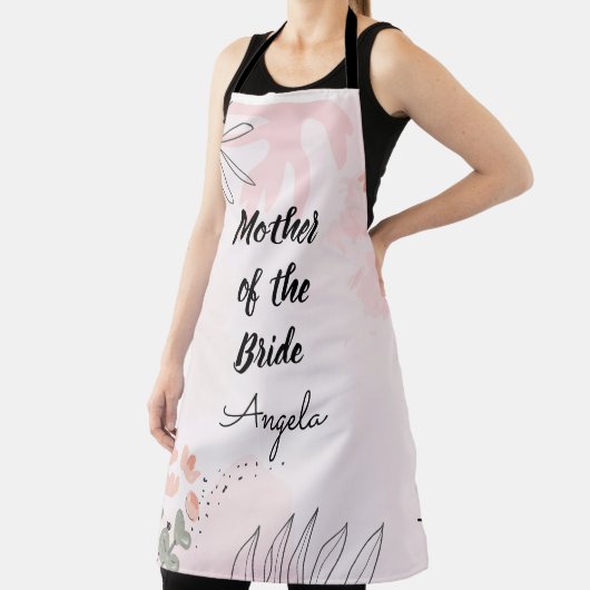 Tablier Mère de la mariée Texte modifiable (Insitu)