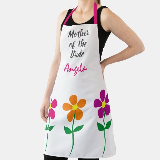 Tablier Mère de la mariée Texte modifiable (Insitu)