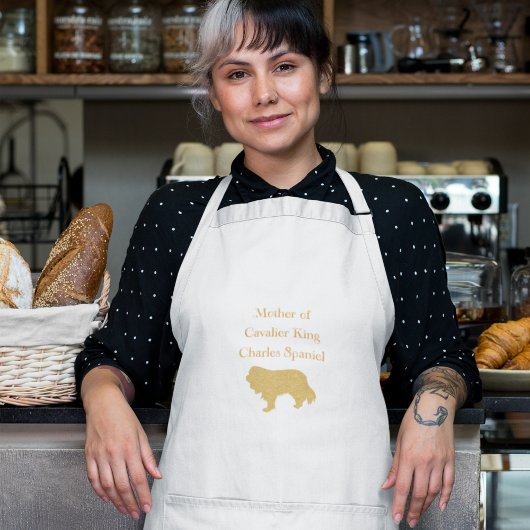 Tablier Mère Du Roi Cavalier Charles Spaniel Gold