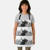 Tablier Mère lapin et bébés (Insitu)