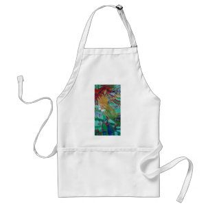Tablier Mermaid Nage avec Papillons Imaginaire Art