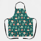 Tablier Merry Christmas Baking Pattern (Recto)