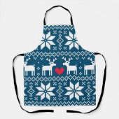 Tablier Merry Christmas pattern 2 (Recto)