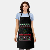 Tablier Merry Christmas Ugly Christmas Sweater (Porté)