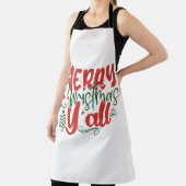 Tablier Merry Christmas Y'all (Insitu)