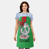 Tablier Merry Grinchmas Wreath (Porté)