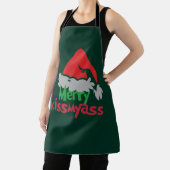 Tablier Merry Kissmyass Funny Christmas Apron (Insitu)