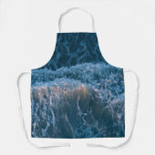 Tablier Merveilleuses Vagues Bleues (Recto)