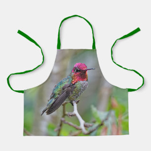 Tablier Merveilleux colibri d'Anna masculine sur le prunie