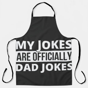 Tablier mes blagues sont des blagues de papa