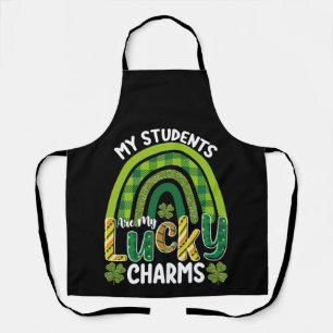 Tablier Mes étudiants sont mes charmes chanceux St Patrick