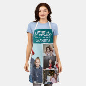 Tablier Mes favoris m'appellent| 4 photos de famille colla (Porté)