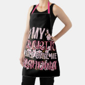 Tablier Mes Gens Favoris M'Appelent Fleur Grand-Mère (Insitu)